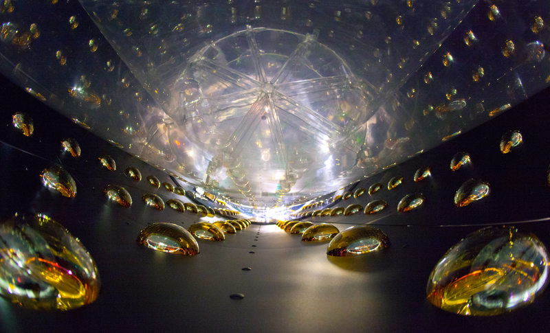 One of Daya Bay’s eight neutrino detectors (Image: Roy Kaltschmidt, Lawrence Berkeley National Laboratory/Wikimedia Commons)